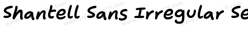 Shantell Sans Irregular SemiBold字体转换